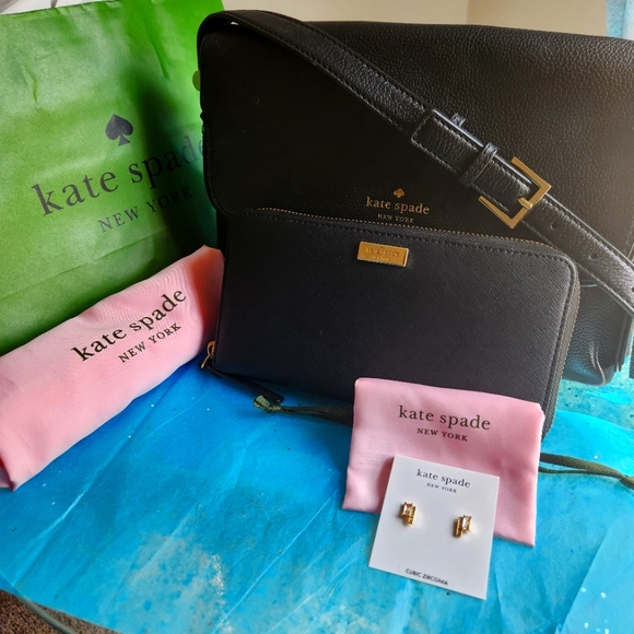 kate spade Handbags - Kate Spade Shoulder Crossbody Bag, 5 PC bundle set